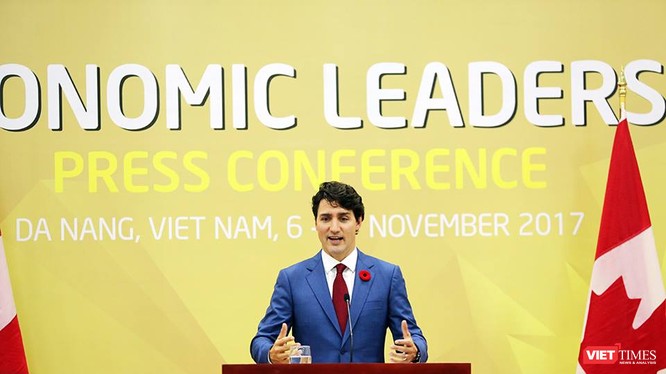 Thủ tướng Canada Justin Trudeau với phong thái trẻ trung, dễ mến.