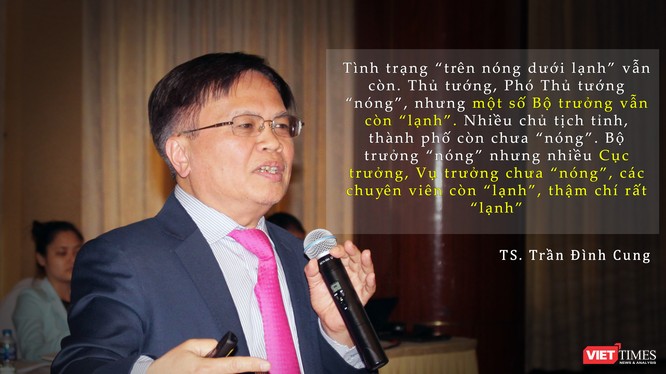 Ông Trần Đình Cung, Viện trưởng Viện Nghiên cứu Quản lý Kinh tế Trung ương