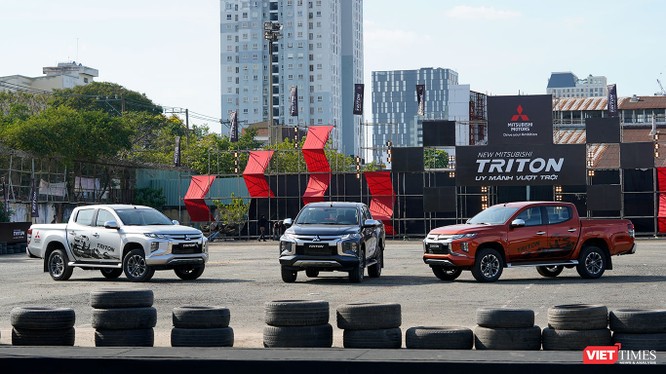 Mitsubishi Triton 2019 dường như cũng đang mang đến một khái niệm mới cho dòng bán tải. (Ảnh: Ngô Minh) 