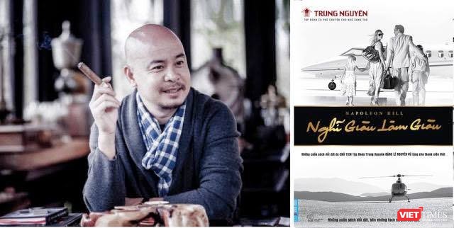 Ông Đặng Lê Nguyên Vũ và cuốn "Nghĩ giàu làm giàu" ấn bản giá đặc biệt tặng thanh niên hồi năm 2013 