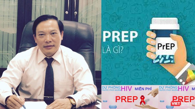 TS.BS Hoàng Đình Cảnh - Phó Cục trưởng Cục Phòng, chống HIV/AIDS nói về việc sử dụng thuốc điều trị dự phòng HIV đúng cách giảm đến hơn 90% nguy cơ lây nhiễm (Ảnh: HB ghép)