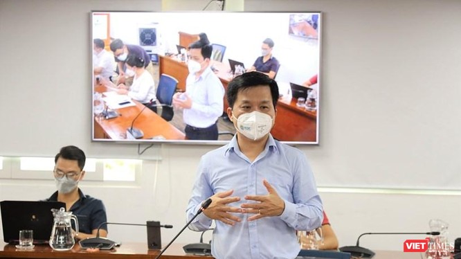 Phó giám đốc Trung tâm Kiểm soát bệnh tật TP.HCM Nguyễn Hồng Tâm. Ảnh: Linh Nhi