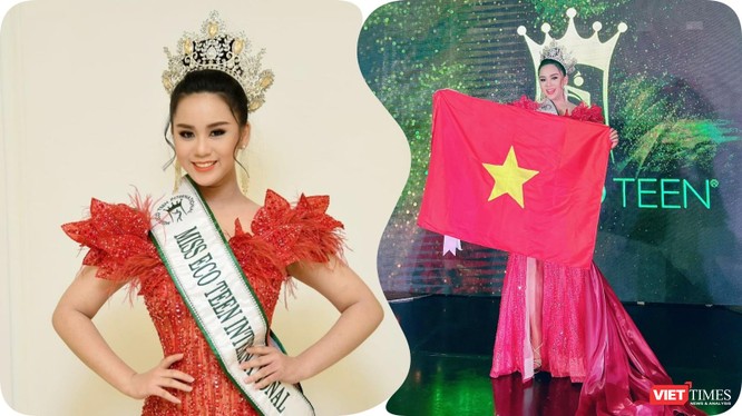 Bella Vũ Huyền Diệu - đại diện Việt Nam xuất sắc đăng quang Miss Eco Teen International 2021