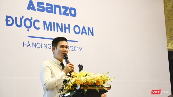 Ông Phạm Văn Tam tuyên bố: Asanzo không sai tại cuộc họp báo tổ chức sáng nay (17/9).