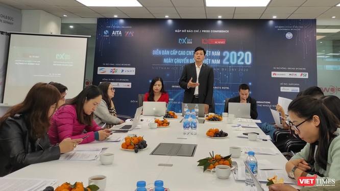 Cuộc họp báo do VINASA tổ chức trước sự kiện DXDAY Vietnam 2020. 