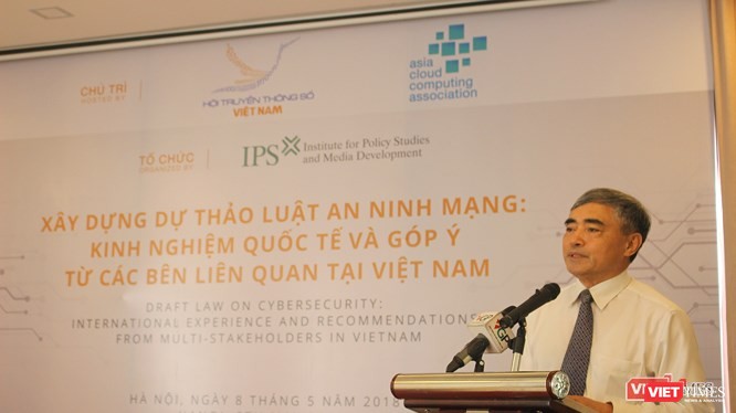 Hội TTS Việt Nam tổ chức hội thảo góp ý dự thảo Luật An ninh mạng.