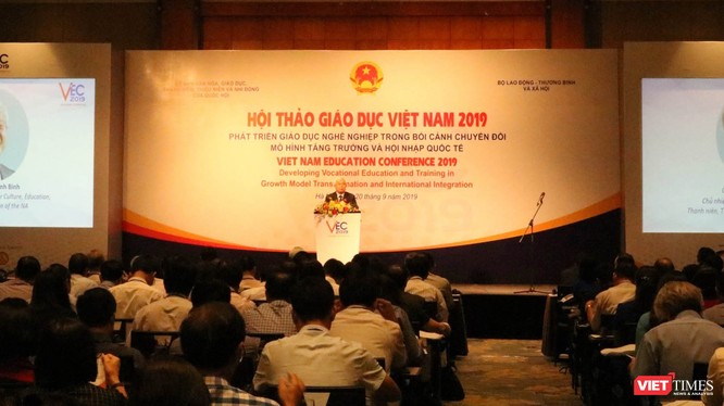 Hội thảo giáo dục Việt Nam 2019. Ảnh: Minh Thúy