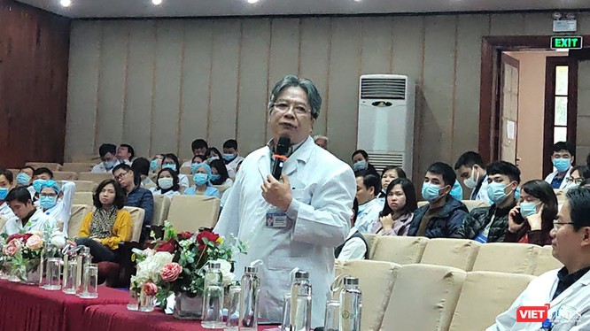 GS.TS. Trần Bình Giang – Giám đốc Bệnh viện Hữu Nghị Việt Đức. Ảnh: Minh Thúy 