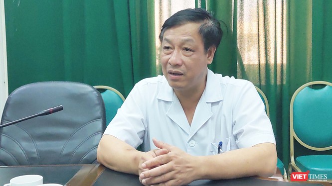 TS. Phạm Ngọc Thạch – Giám đốc Bệnh viện Bệnh Nhiệt đới Trung ương (Ảnh: Minh Thúy) 