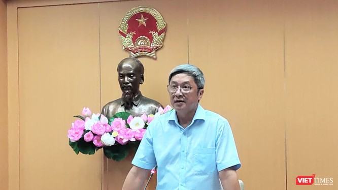 Thứ trưởng Bộ Y tế Nguyễn Trường Sơn (Ảnh: Minh Thúy) 