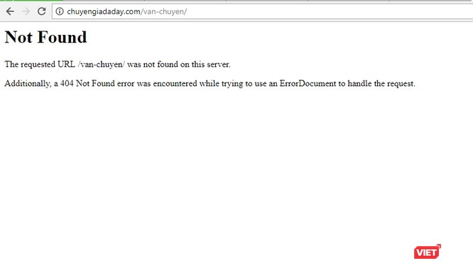 website http://chuyengiadaday.com đã không truy cập được.
