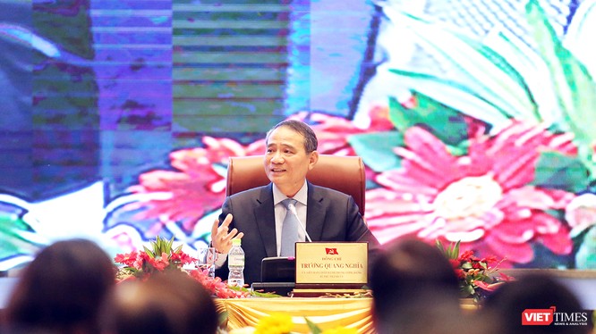  Bí thư Thành ủy Đà Nẵng Trương Quang Nghĩa chủ trì buổi “Tọa đàm mùa Xuân 2018” nhằm lắng nghe ý kiến cộng đồng doanh nghiệp
