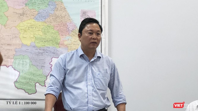 ông Lê Trí Thanh-Phó Chủ tịch UBND tỉnh Quảng Nam trả lời báo giới sau phiên tiếp dân đối với hơn 1.000 người mua đất tại 3 dự án do Công ty CP Bách Đạt An làm chủ đầu tư