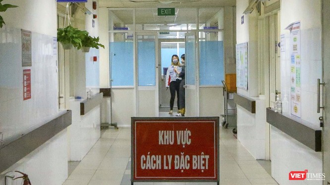 Khu vực cách ly, điều trị bệnh nhân mắc COVID-19