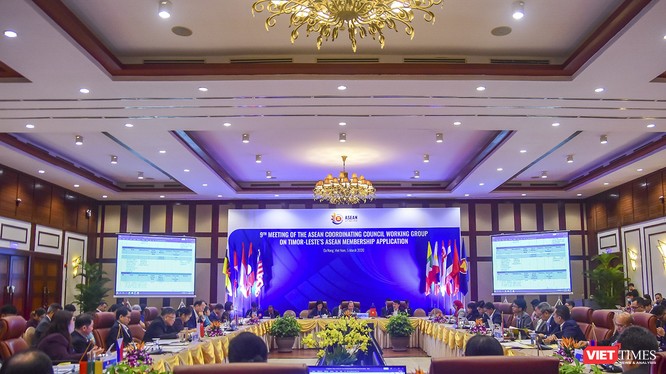 Quang cảnh cuộc họp lần thứ 9 Nhóm Công tác Hội đồng Điều phối ASEAN (ACCWG) diễn ra tại Đà Nẵng vào chiều ngày 5/3