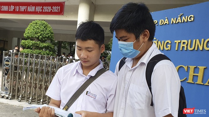 Thí sinh tham gia kỳ thi tuyển sinh vào lớp 10 THTP năm 2020 trên địa bàn TP Đà Nẵng