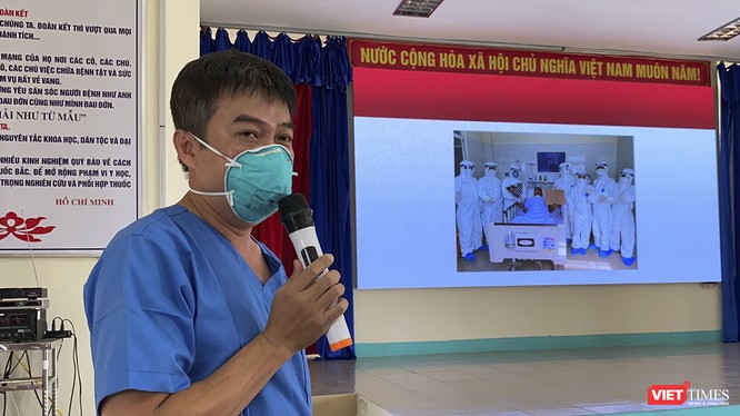 Bác sĩ Trần Thanh Linh - Phó trưởng Khoa Hồi sức cấp cứu, Bệnh viện Chợ Rẫy chia sẻ về công tác điều trị đối với bệnh nhân 581