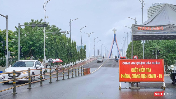 Lưu thông qua cầu Sông Hàn (Đà Nẵng) đã trở lại bình thường (Ảnh Nghĩa Hiếu)