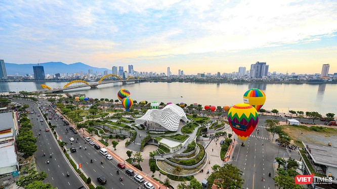 Một góc lễ hội khinh khí cầu Đà Nẵng 