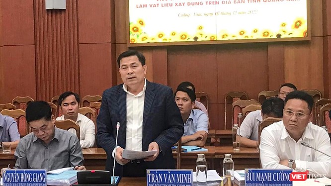 Phó Tổng Thanh tra Chính phủ Trần Văn Minh chủ trì buổi công bố quyết định thanh tra đối với công tác quản lý, sử dụng đất đai, đầu tư xây dựng, khai thác khoáng sản tại Quảng Nam.