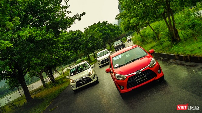 Toyota Wigo trở thành hiện tượng của thị trường xe Việt chỉ sau 1 tháng ra mắt. (Ảnh: Ngô Minh)