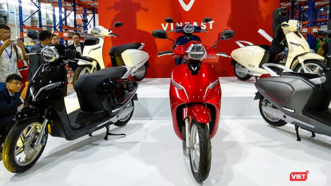 Mẫu xe máy điện VinFast Klara được thiết kế dành riêng cho thị trường trong nước. (Ảnh: Ngô Minh)
