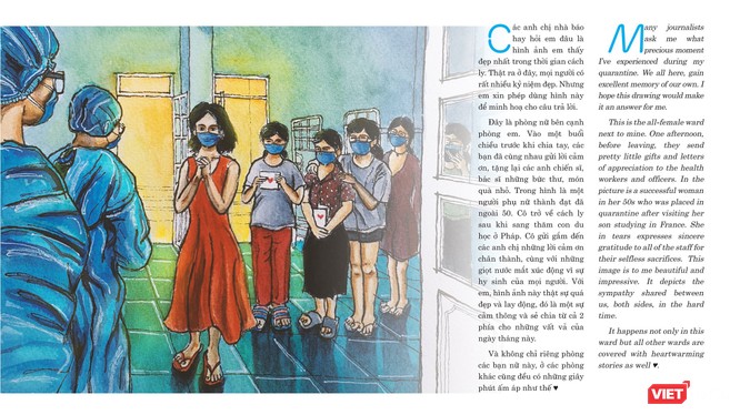 “Con đã về nhà – Ký họa cách ly dịch Covid” của du học sinh Việt Nam, lời cảm ơn quê hương, Tổ quốc sẽ ra mắt cuối tháng 5/2020