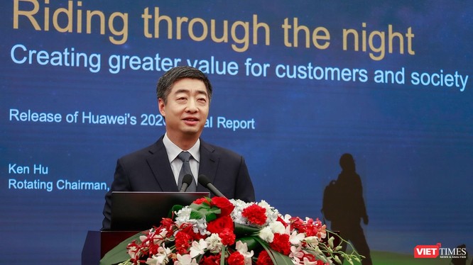 Ông Ken Hu - Chủ tịch luân phiên của Huawei.