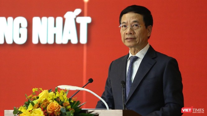 Bộ trưởng Nguyễn Mạnh Hùng tuyên bố năm 2023 sẽ là năm về dữ liệu, tạo ra sự thay đổi căn bản về dữ liệu của Việt Nam.