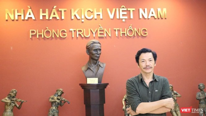 NSND Trung Anh tại Nhà hát Kịch Việt Nam. Ảnh: Minh Thúy