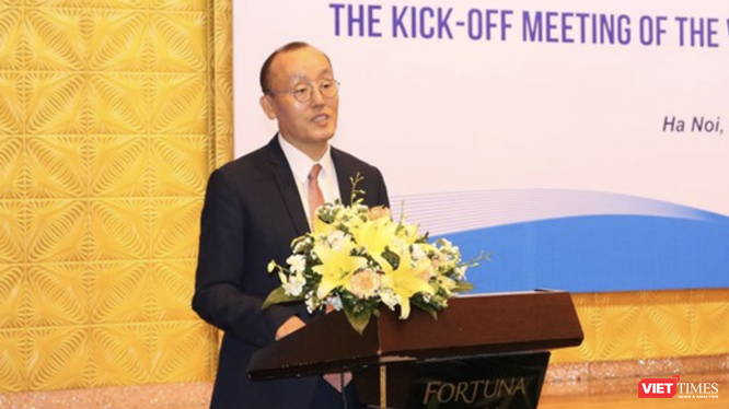 TS. Kidong Park – Trưởng Đại diện Văn phòng Tổ chức Y tế Thế giới (WHO) tại Việt Nam (Ảnh: Minh Thúy) 