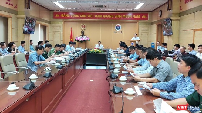 Toàn cảnh hội nghị trực tuyến tăng cường công tác phòng, chống dịch bệnh, công tác tiêm chủng và an toàn tiêm chủng do Bộ Y tế tổ chức (Ảnh: Minh Thúy) 