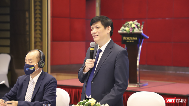 Bộ trưởng Bộ Y tế Nguyễn Thanh Long (Ảnh: Minh Thuý) 