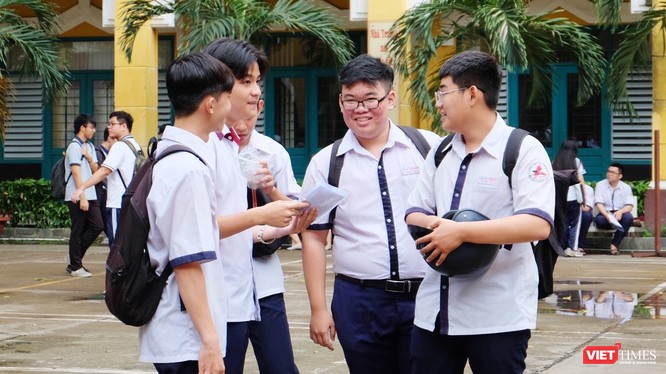 Thí sinh dự thi THPT quốc gia 2019