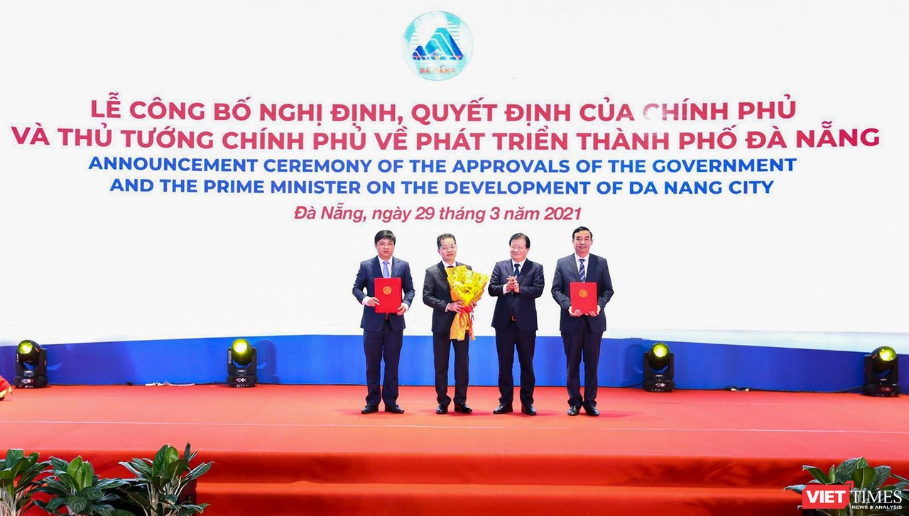 Đà Nẵng Công bố quyết định của Chính phủ về phát triển TP Đà Nẵng