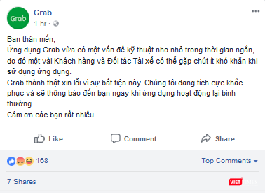 Grab ngưng hoạt động tại Đông Nam Á trong nhiều giờ ảnh 1