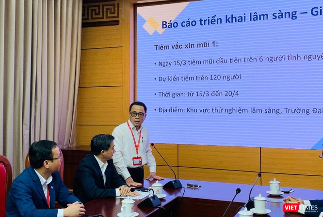 Chính thức tiêm thử nghiệm vaccine COVID-19 do Việt Nam nghiên cứu và sản xuất tại Đại học Y Hà Nội ảnh 1