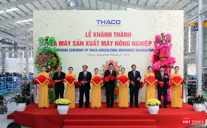Sáng 21/2 (tức Mùng 6 Tết Mậu Tuất), tại Khu phức hợp cơ khí ô tô Chu Lai-Trường Hải thuộc Khu KTM Chu Lai, tỉnh Quảng Nam, Công ty Cổ phần Ô tô Trường Hải (THACO) đã tổ chức lễ khánh thành Nhà máy sản xuất Máy nông nghiệp Thaco.