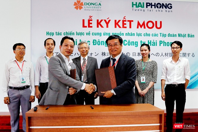 Đại học Đông Á và Công ty CP Đầu tư TM&XD Hải Phong đã chính thức ký kết hợp tác cung ứng nguồn nhân lực cho các tập đoàn của Nhật Bản, giúp sinh viên Việt Nam có thêm cơ hội việc làm tại Nhật Bản