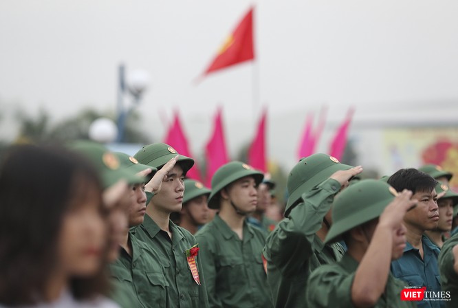 Chùm ảnh: Những khoảnh khắc xúc động trong Lễ giao nhận quân Đà Nẵng 2019 ảnh 15