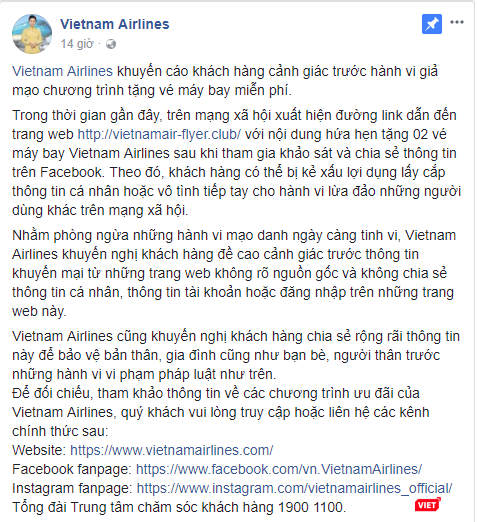 Nguy cơ lộ thông tin cá nhân từ chương trình giả mạo tặng vé máy bay miễn phí ảnh 1