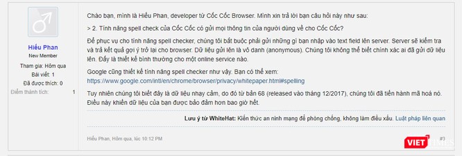 Cốc Cốc nói gì về clip chứng minh đã thu lượm mọi thông tin cá nhân của người dùng? ảnh 1