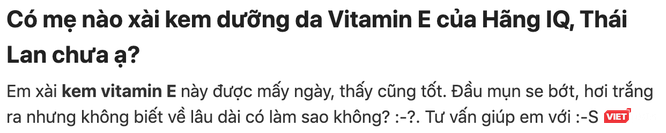 Lạ: Chứa thuỷ ngân vượt ngưỡng, kem thoa mặt IQ Vitamin E vẫn được chào bán tràn lan trên mạng ảnh 2