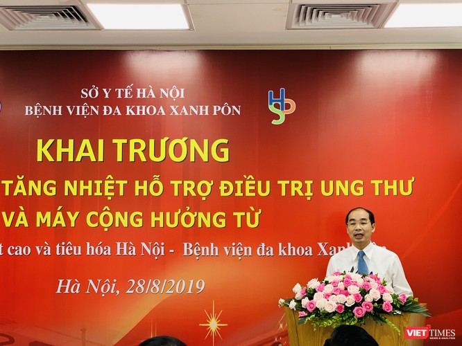 Ông Nguyễn Đình Hưng - Giám đốc BVĐK Xanh Pôn cho biết, BV không ngừng nâng cao chất lượng khám, chữa bệnh với việc đầu tư trang thiết bị hiện đại, triển khai các kỹ thuật cao