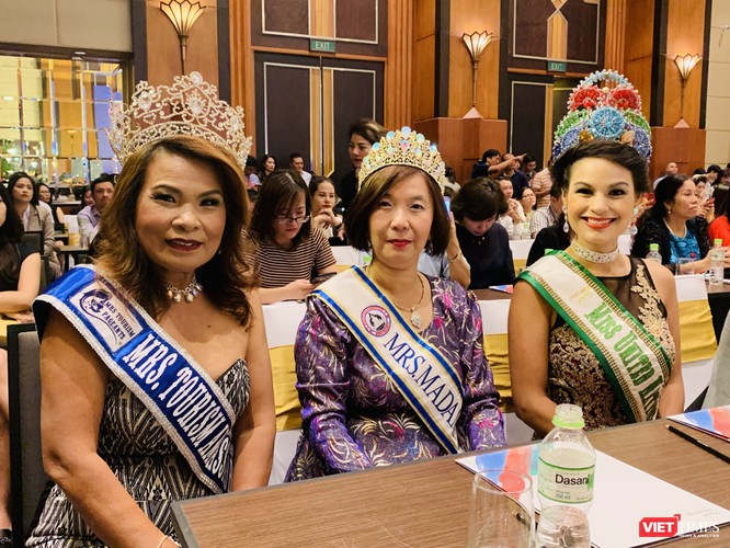Các cựu hoa hậu Trung Quốc, Thái Lan, Indonesia