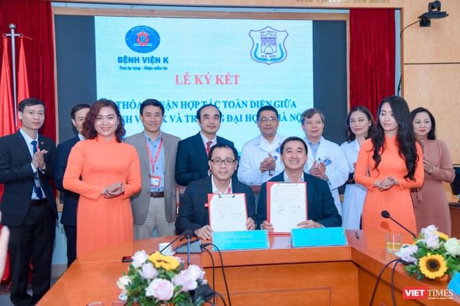 Trường Đại học Y Hà Nội hợp tác toàn diện với Bệnh viện K để nâng cao chất lượng đào tạo và phục vụ người bệnh ảnh 4