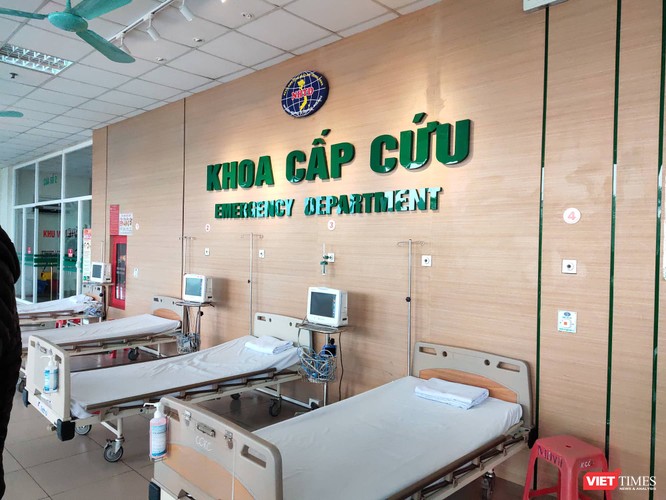 Khoa cấp cứu Bệnh viện Bệnh nhiệt đới Trung ương - nơi điều trị 3 bệnh nhân vừa được xuất viện