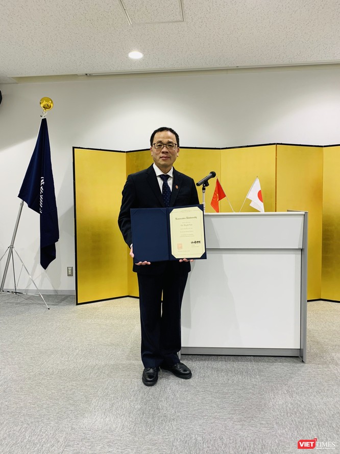 GS. Tạ Thành Văn trở thành Giáo sư danh dự của ngôi trường đại học danh giá ở Nhật