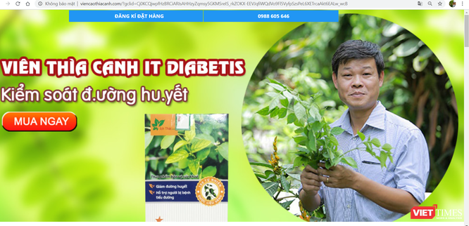Cảnh giác với thuốc tiểu đường mạo danh nhà khoa học Trần Văn Ơn bán trên mạng ảnh 1