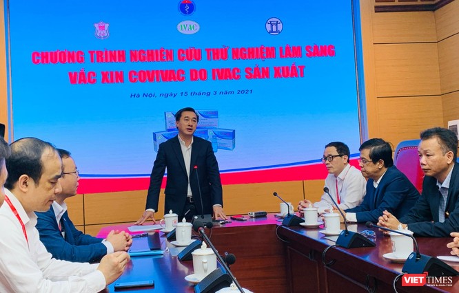 Chính thức tiêm thử nghiệm vaccine COVID-19 do Việt Nam nghiên cứu và sản xuất tại Đại học Y Hà Nội ảnh 2